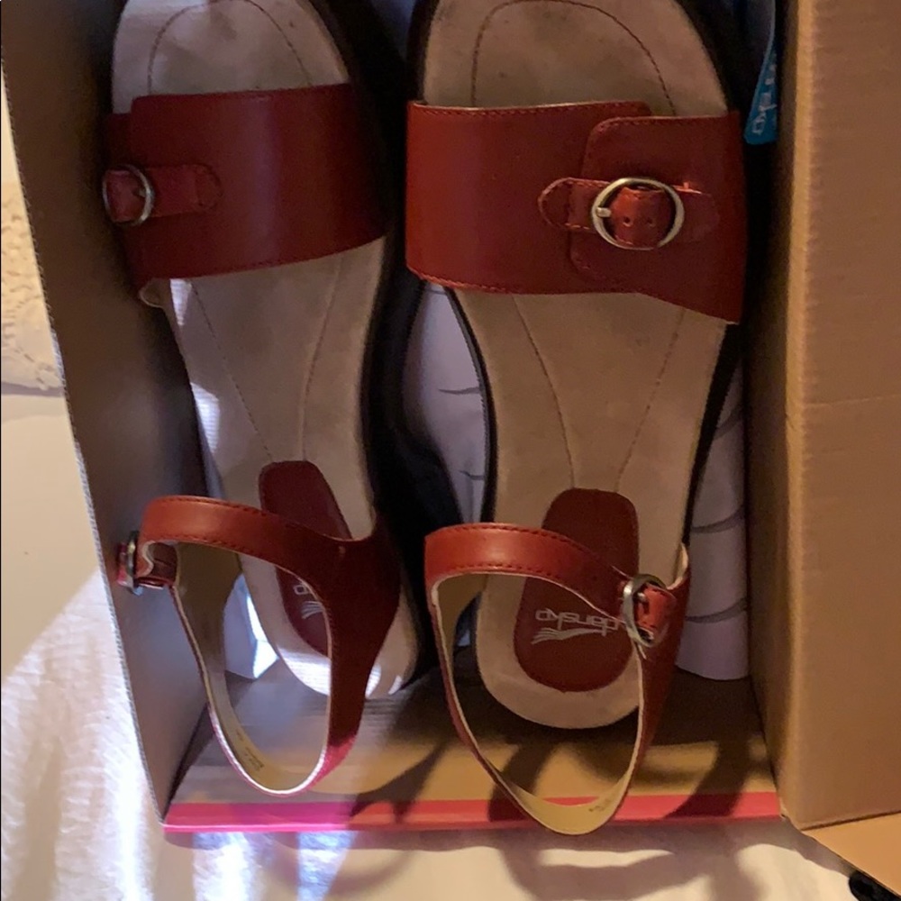 Gorgeous Red Dansko Sandal